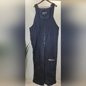 VNTG CKX Technowear Heavy-Duty Insulated Snowmobile/Ski Bib Pant Suit Black XXL